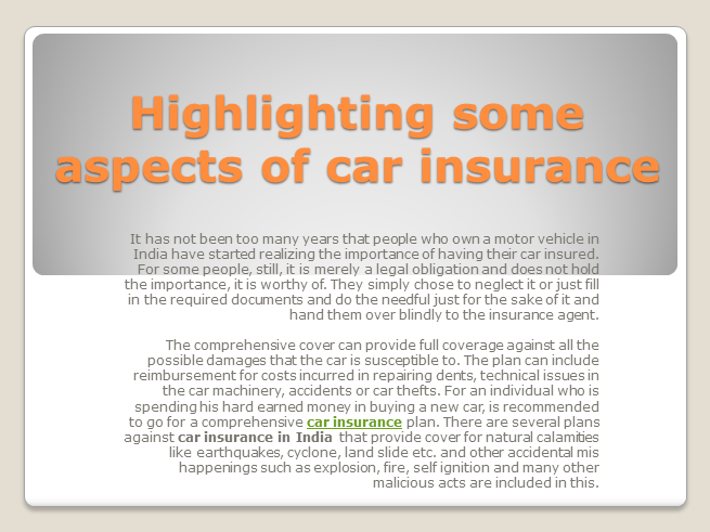 Car Insurance India