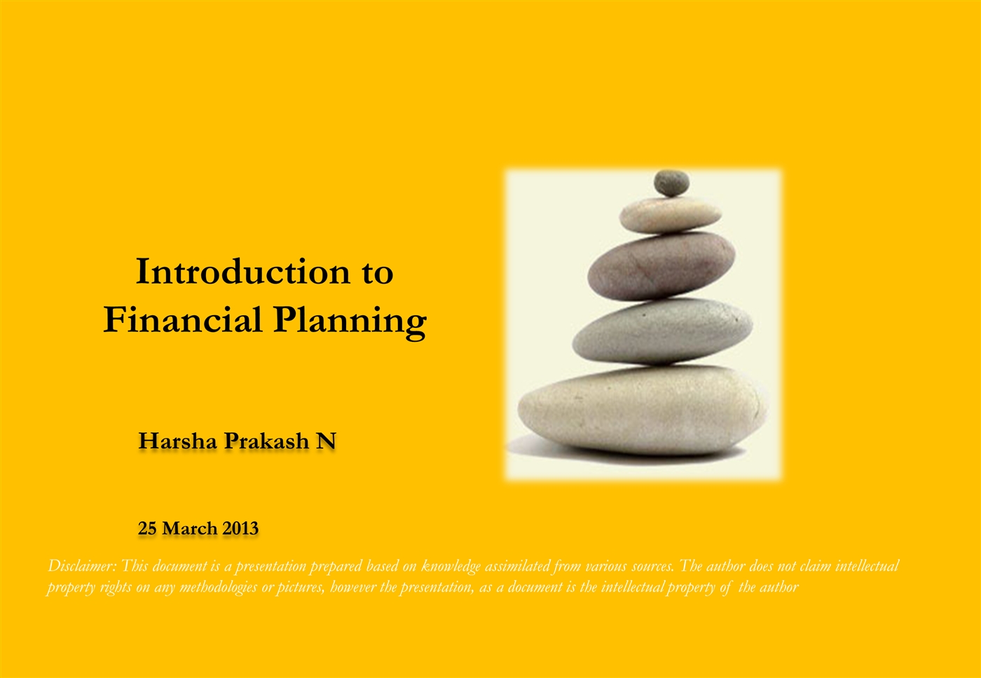 basics of financial planning