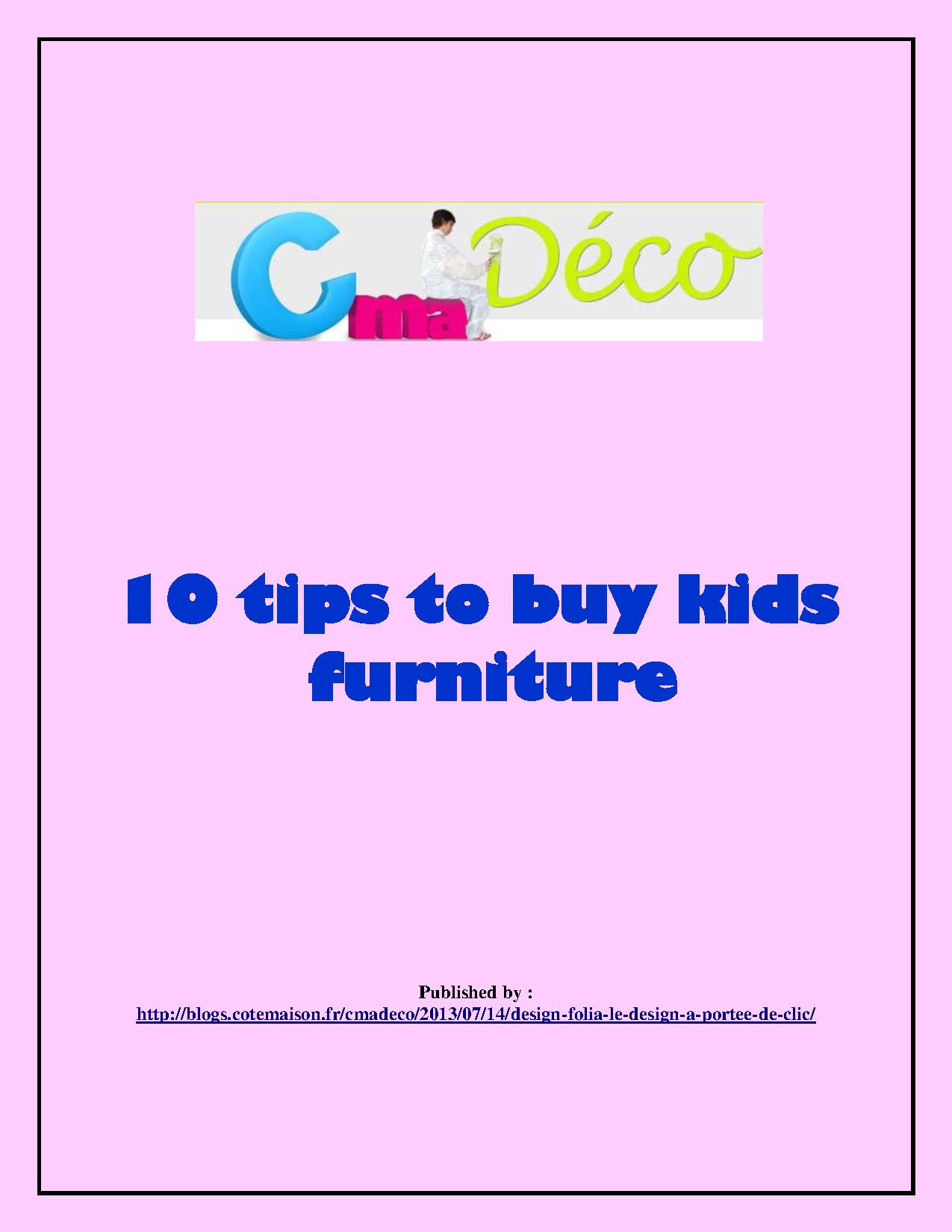 10 tips to buy kids furniture.pdf