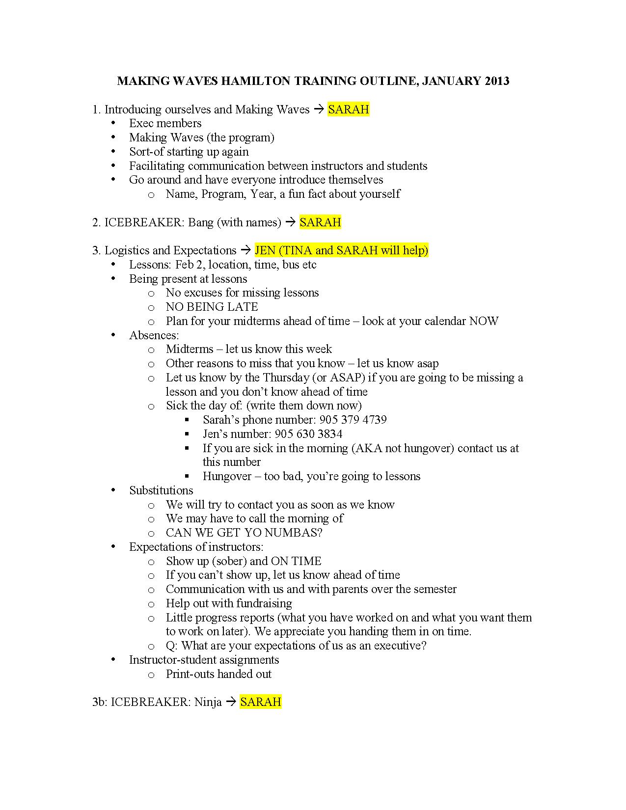 MW Hamilton Training Outline.pdf