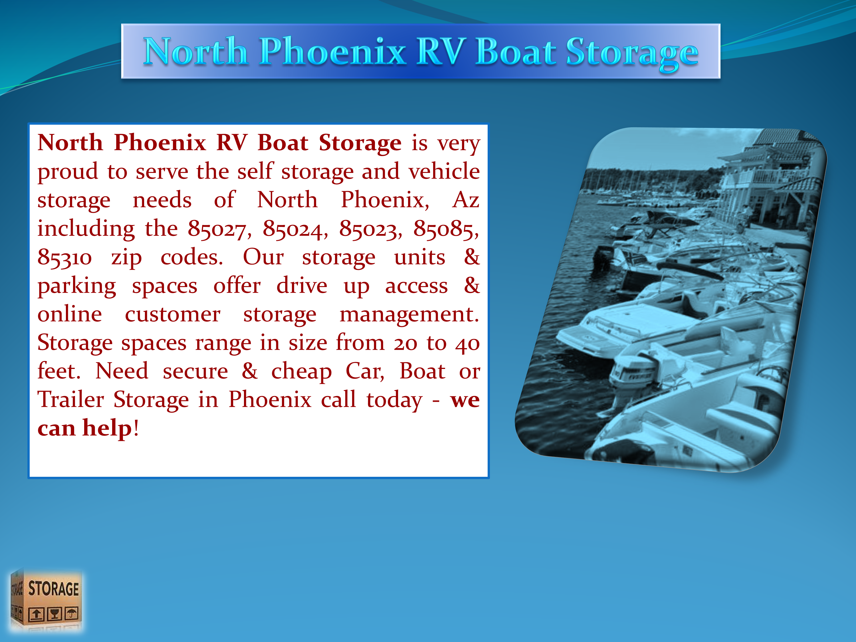 Phoenix RV storage PowerPoint Presentation PPT