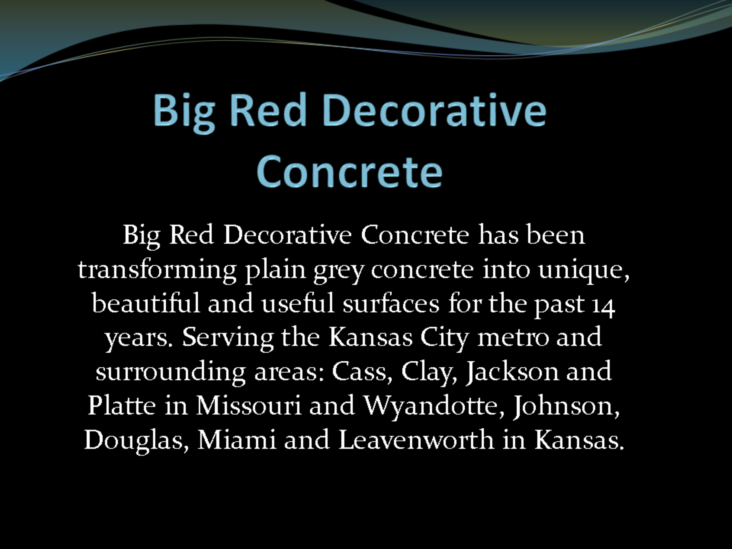 Concrete Staining Kansas City PowerPoint Presentation PPT