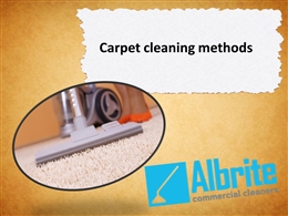 Carpet cleaning methods PowerPoint Presentation PPT