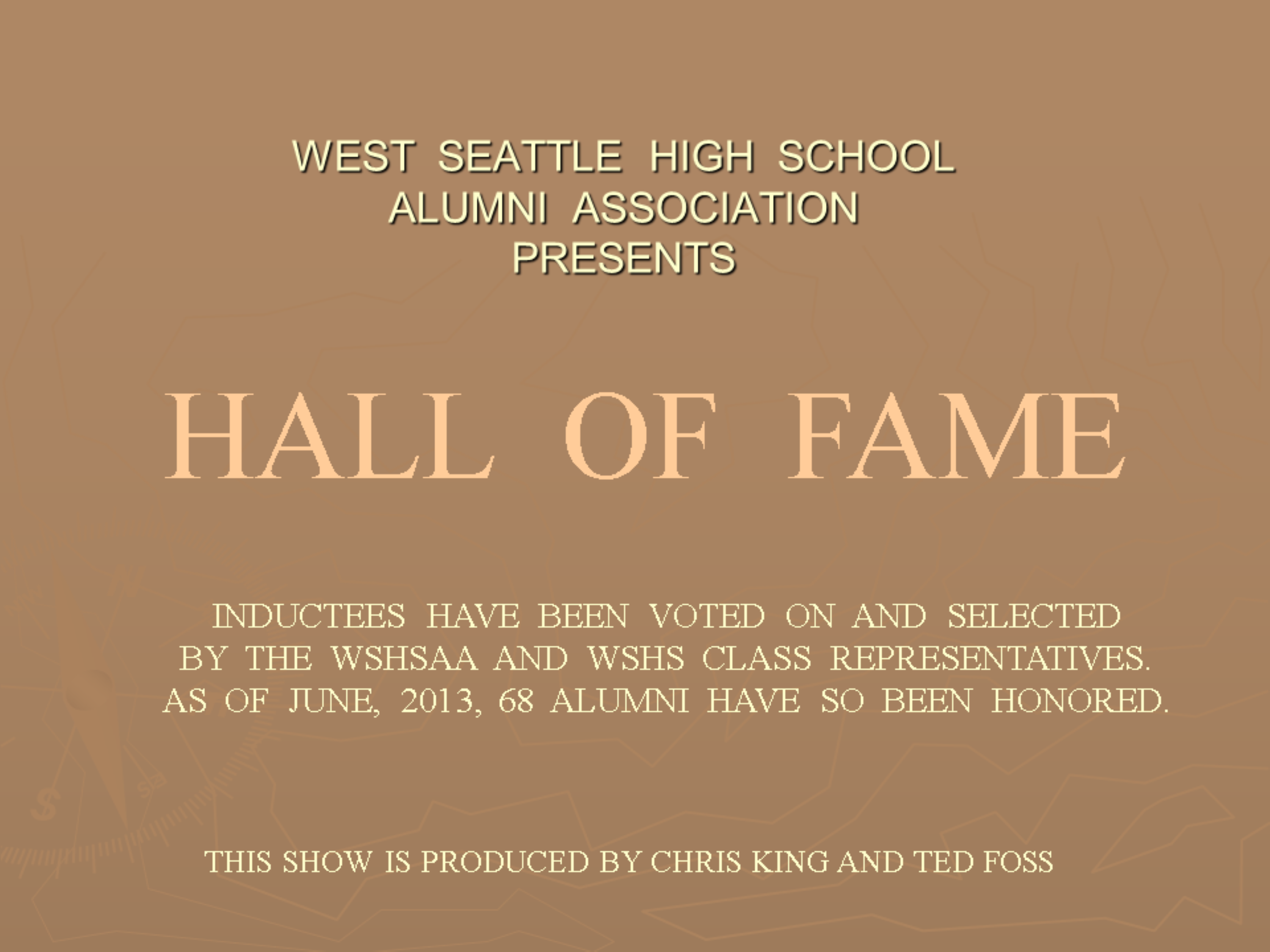 WSHS HOF SLIDE SHOW   AS OF 6 7 13.ppt