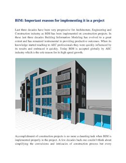 BIM: Important reasons for implementing it in a project PowerPoint ...