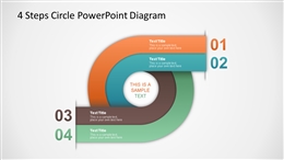 SlideModel - 4 Steps Circle PowerPoint Diagram PowerPoint Presentation PPT