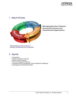 Streamlining User Lifecycle Management with Hitachi ID Identity and ...