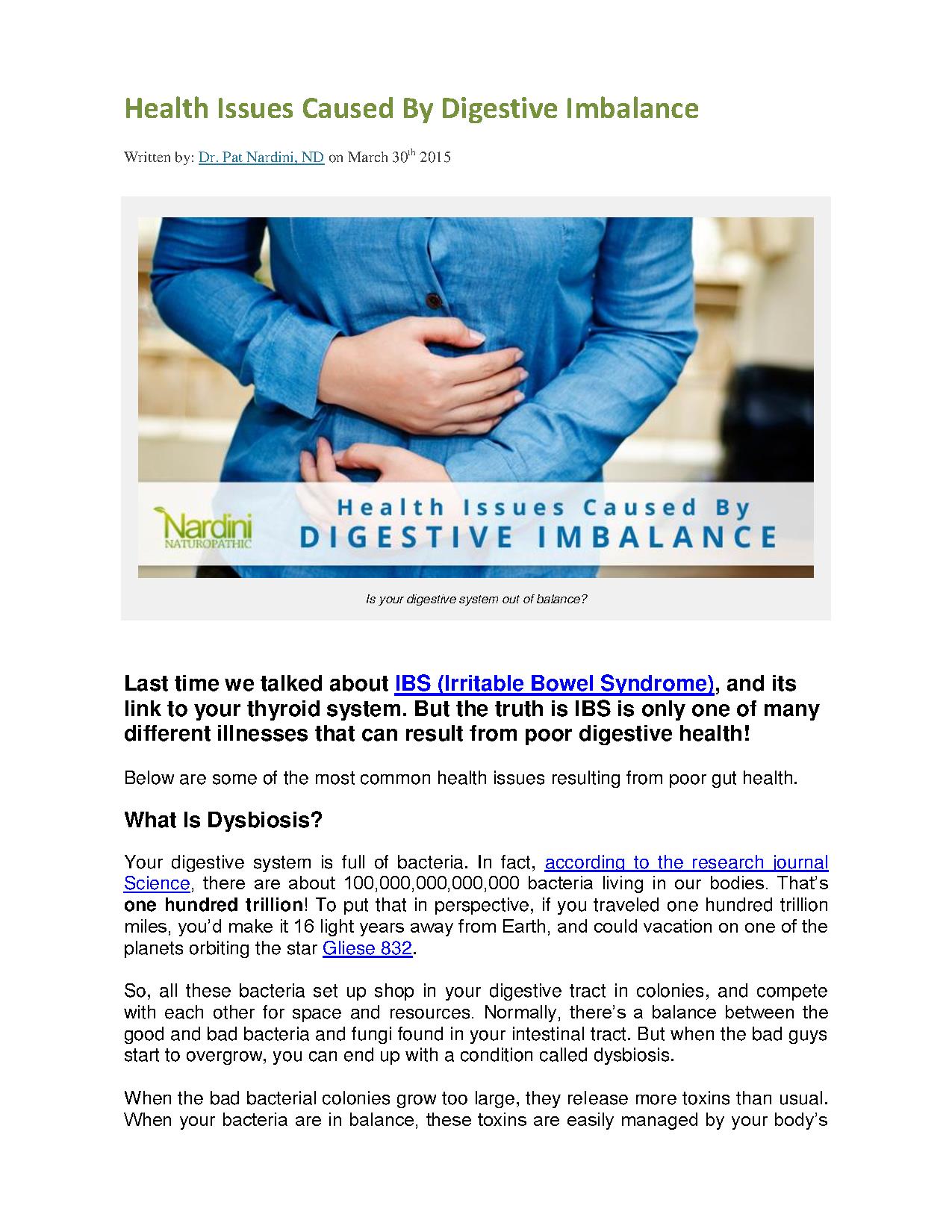 Health Issues Caused By Poor Digestive Health PowerPoint Presentation PPT