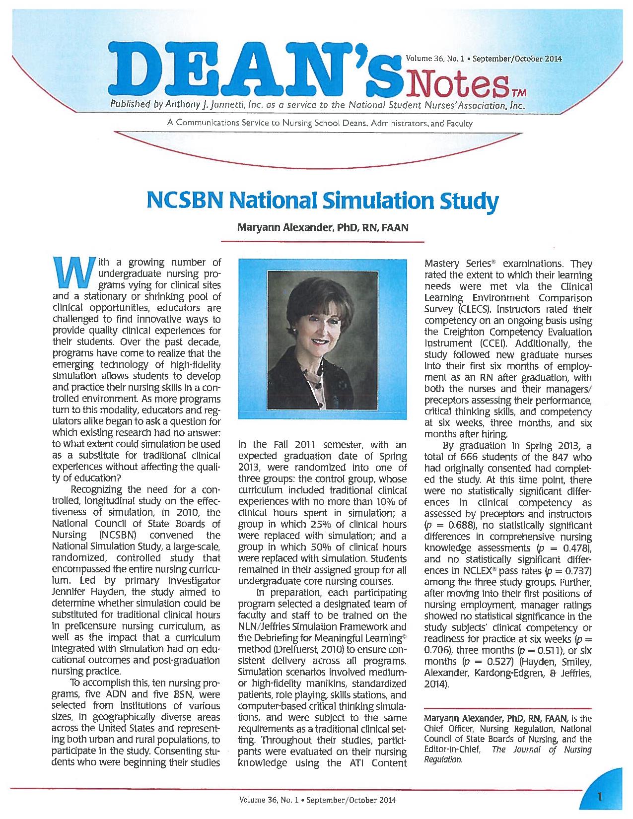 NCSBN NatSimulationStudy
