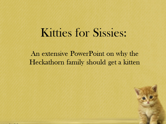 Kitties for Sissies.pptx