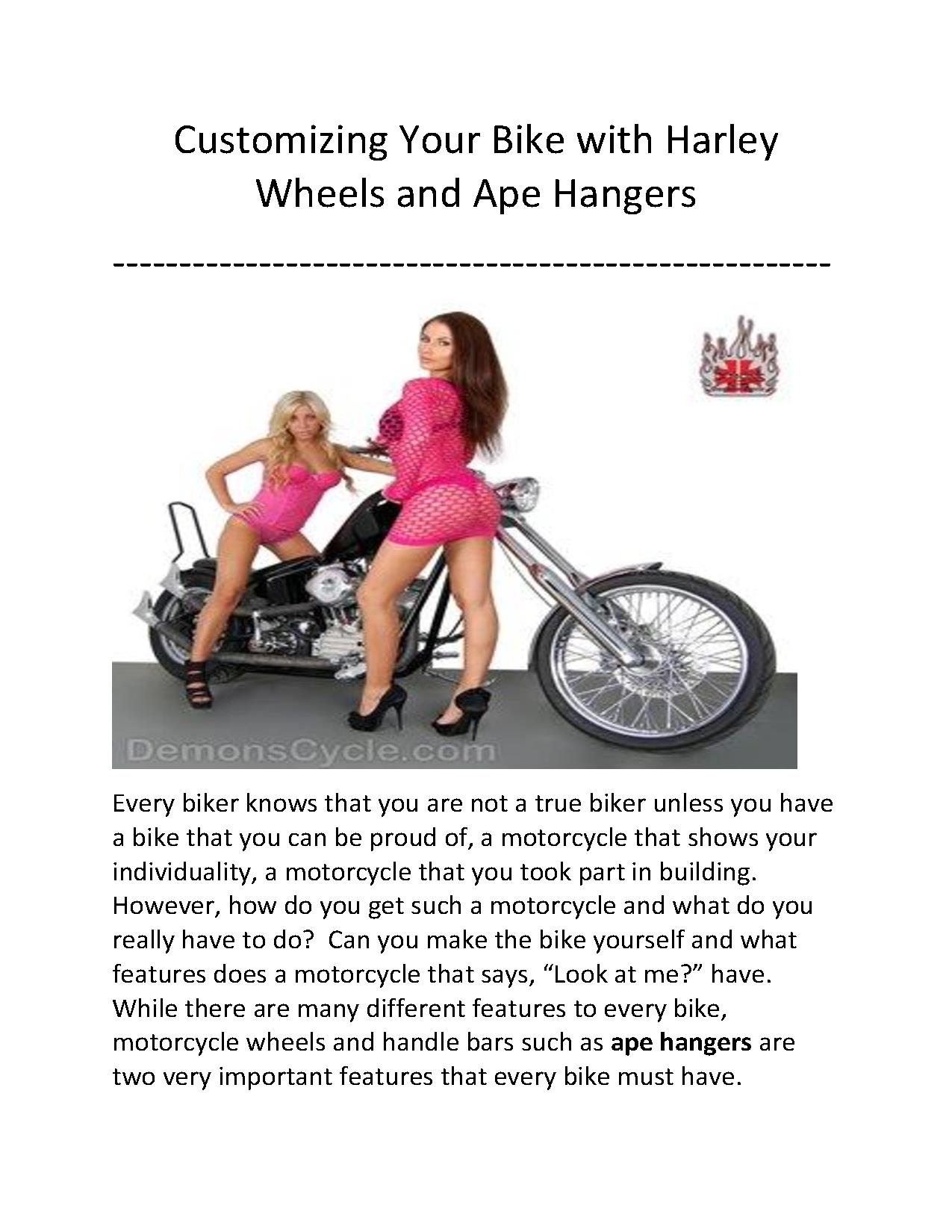 customizing-your-bike-with-harley-wheels-and-ape-hangers-powerpoint