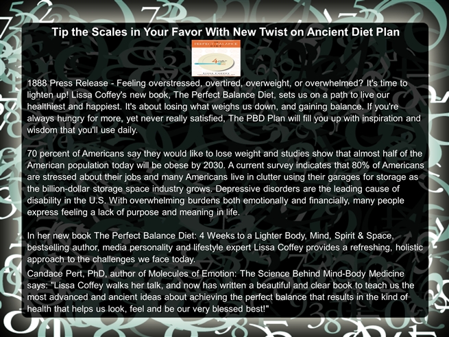 Tip the Scales in Your Favor With New Twist on Ancient Diet Plan