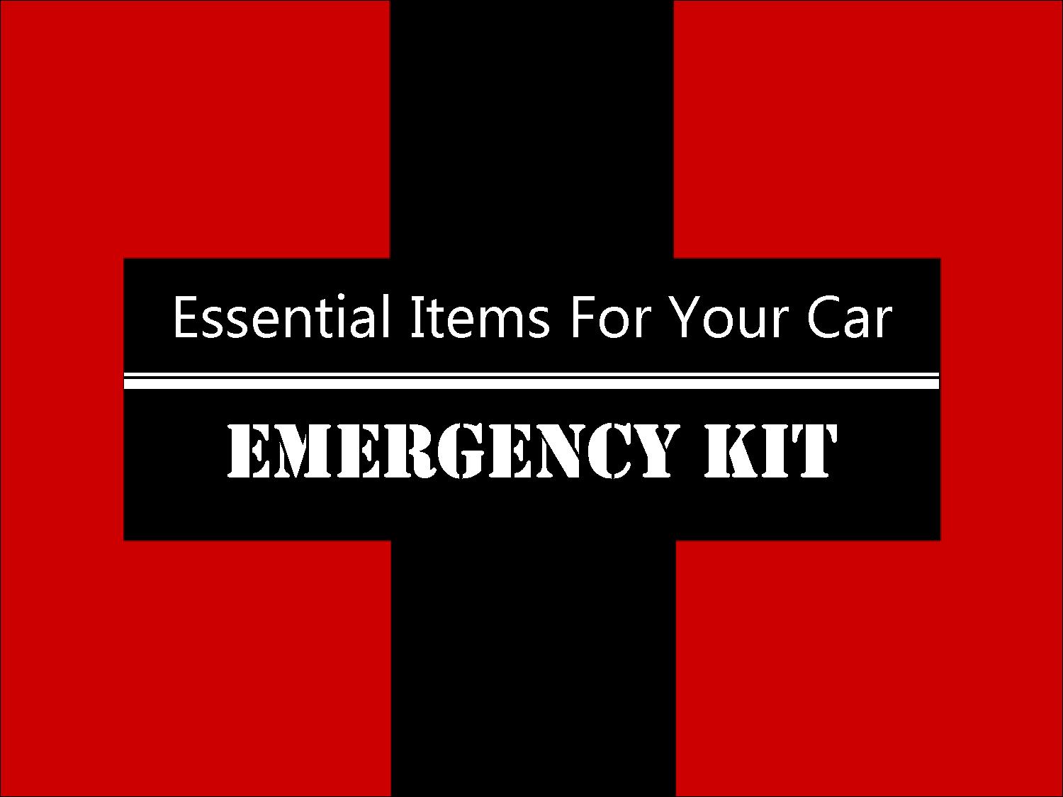 Essential Items For A Car Emergency Kit PowerPoint Presentation PPT