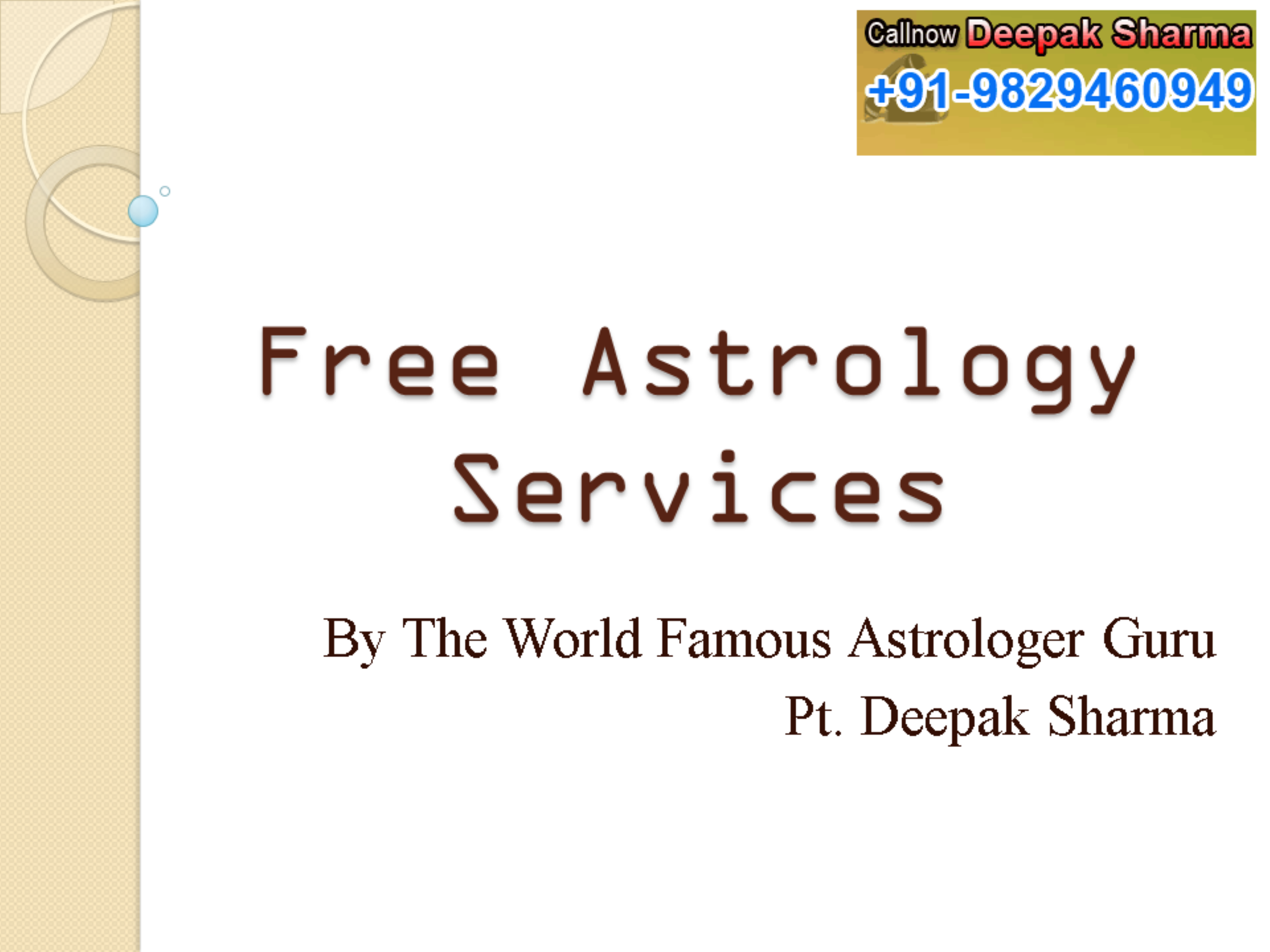 Free Astrology Services.pptx