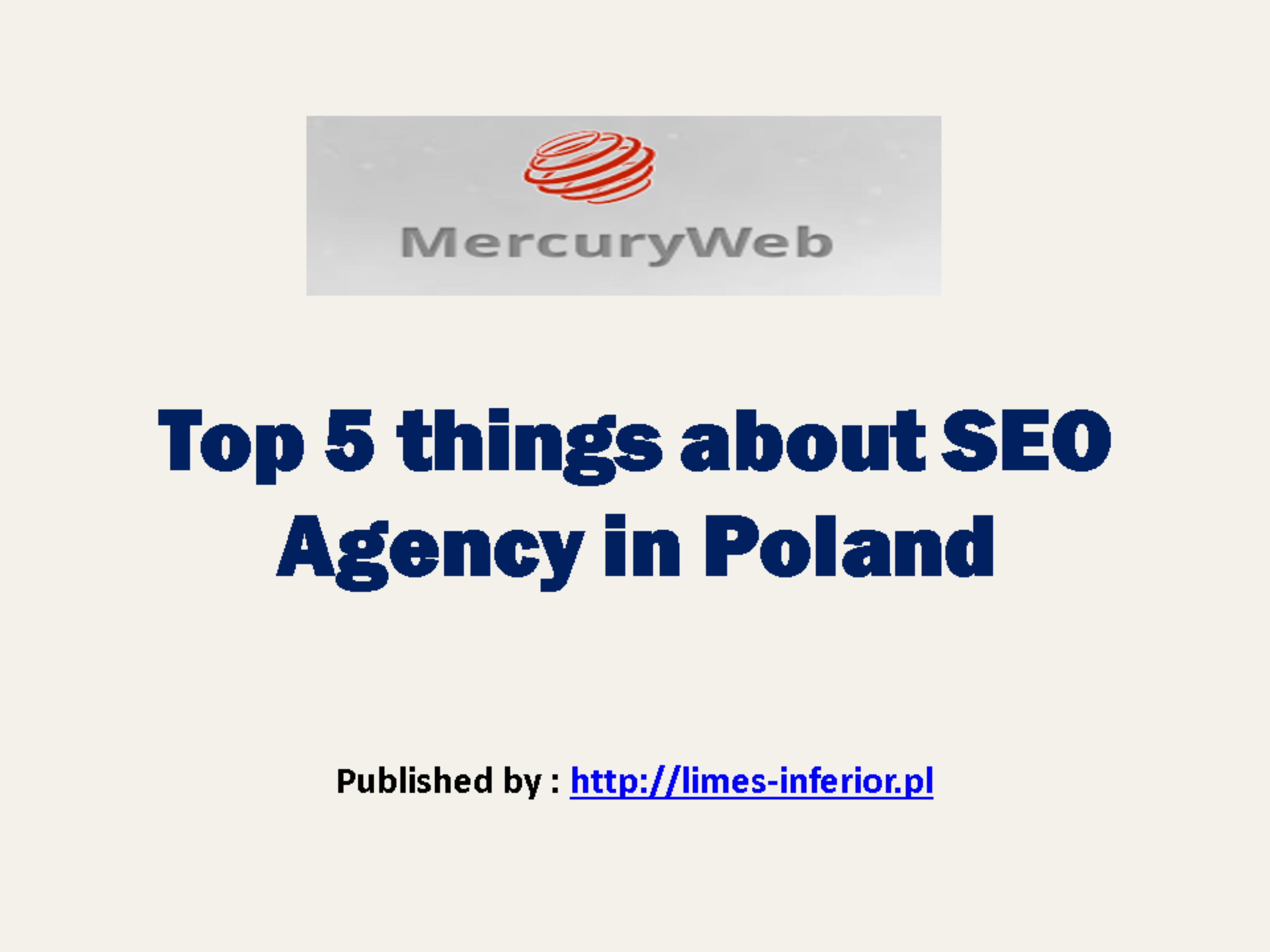 Top 5 things about SEO Agency in Poland.pptx