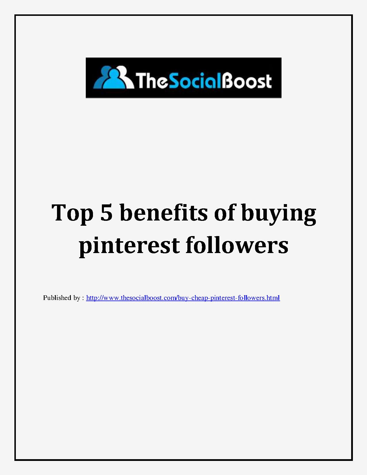 Top 5 benefits of buying pinterest followers.pdf