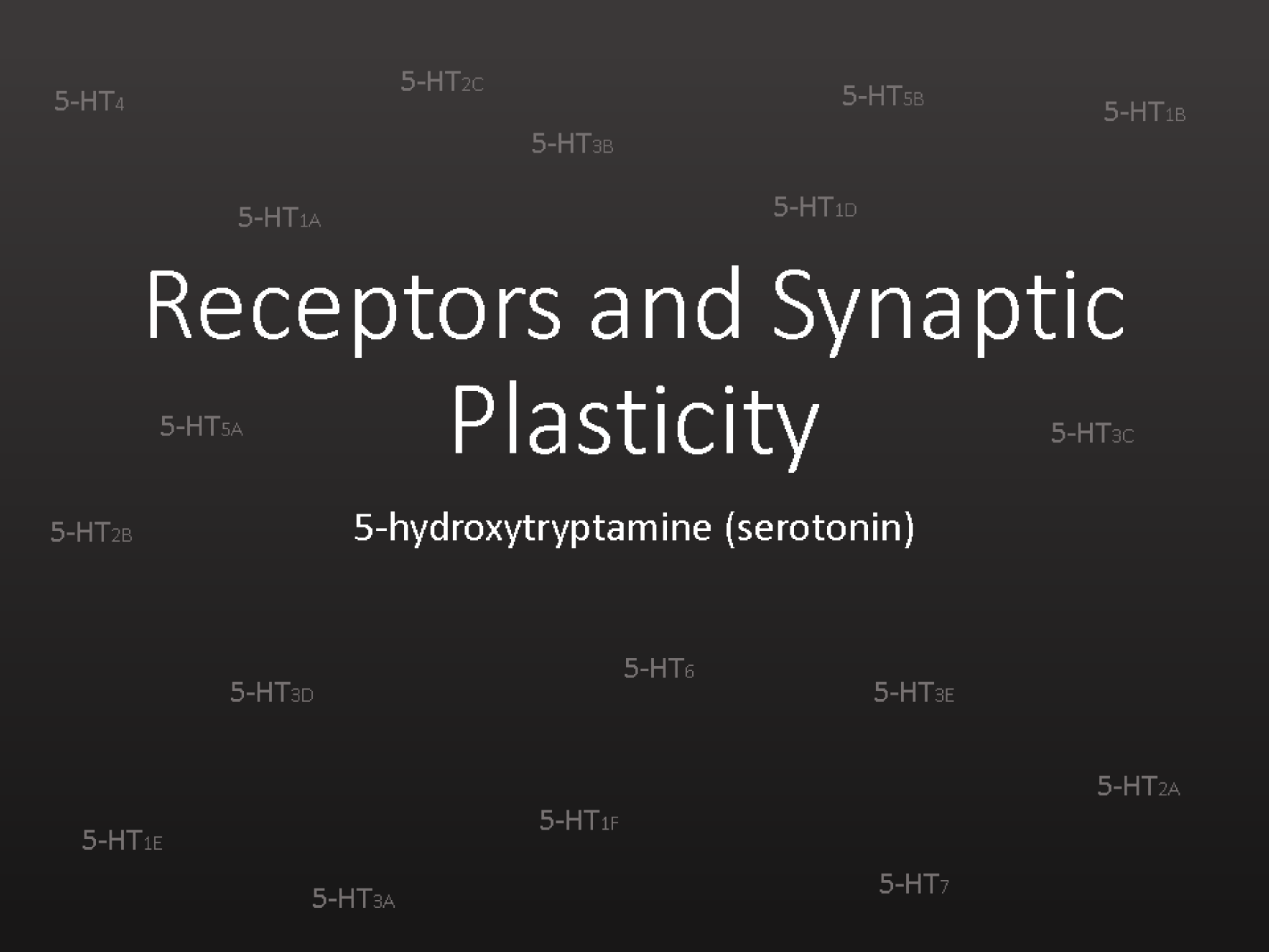 Receptors and Synaptic Plasticity.pptx PowerPoint Presentation PPT