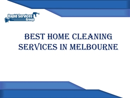 Best Home Cleaning Service PowerPoint Presentation PPT